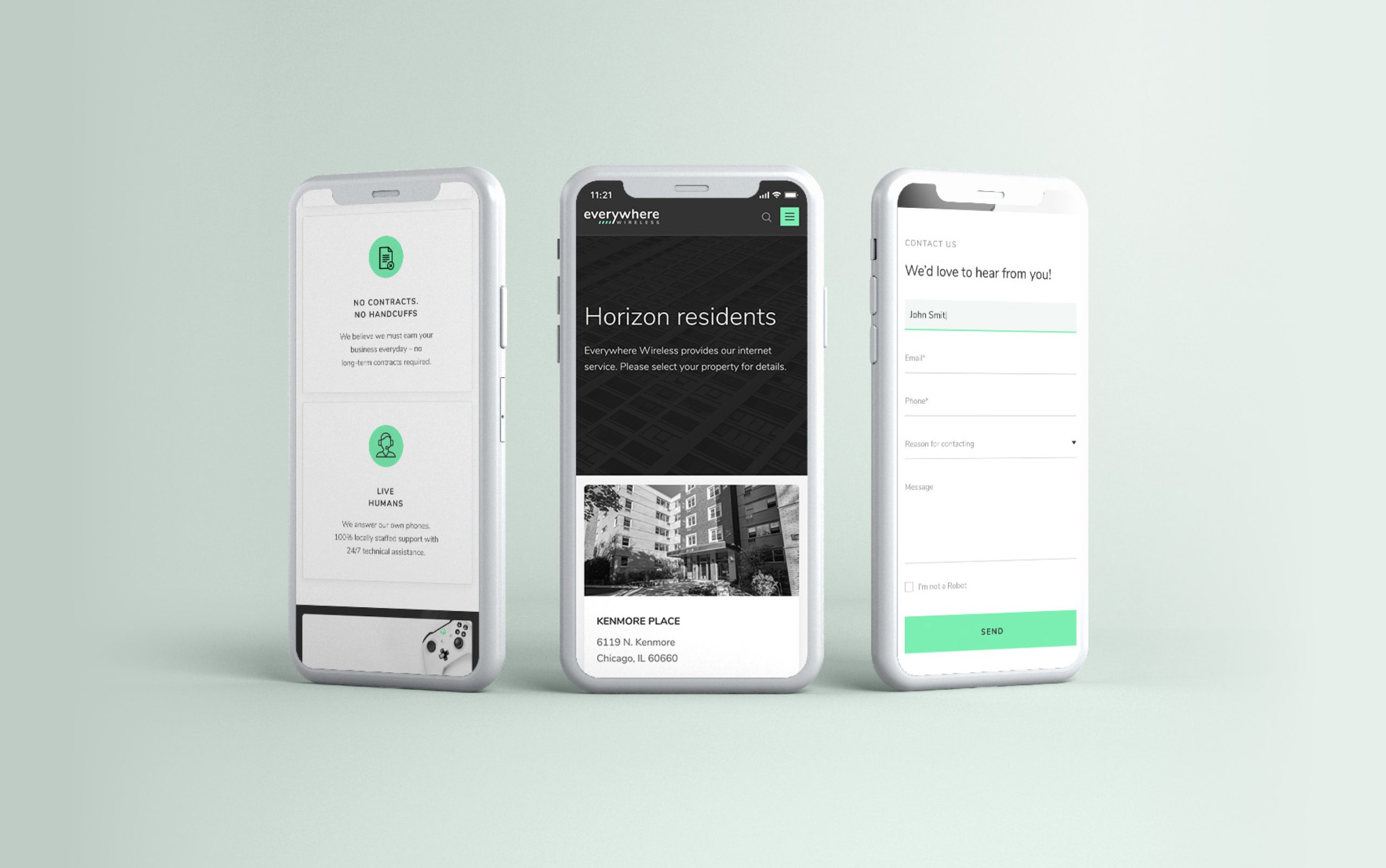 Mobile experience