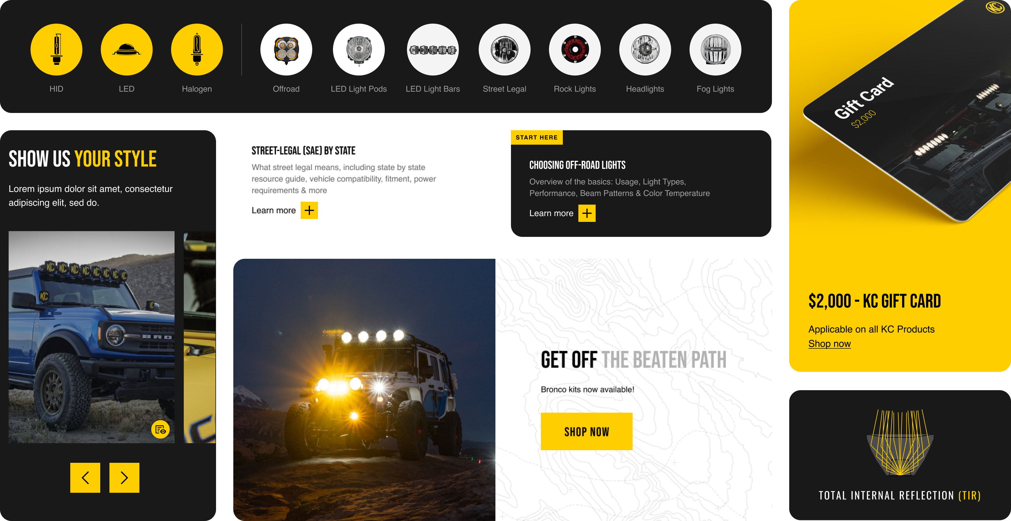 UI elements