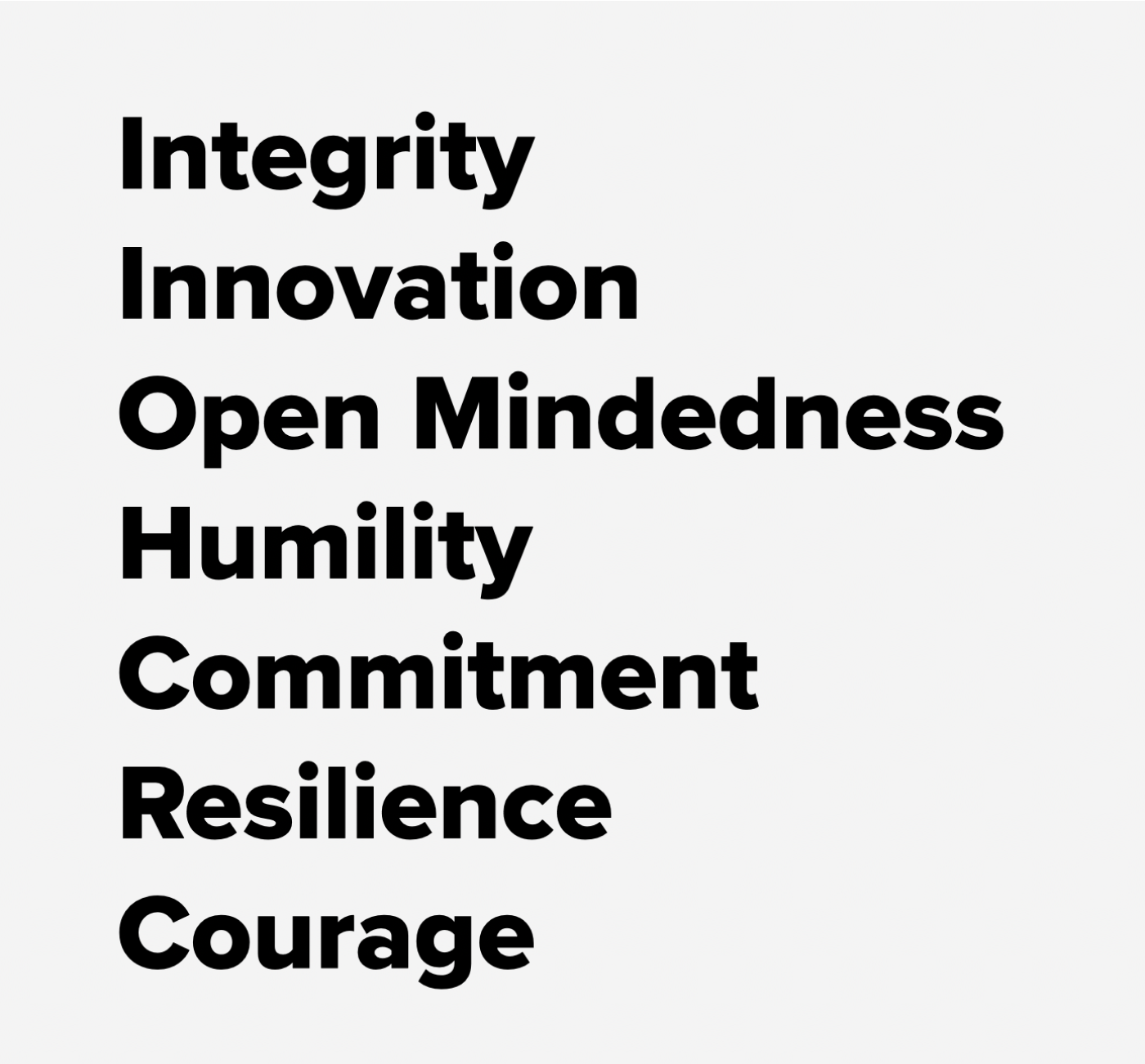 Chart mapping Nomadist's core brand values